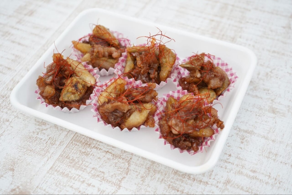 ごぼうと牛肉の甘辛煮