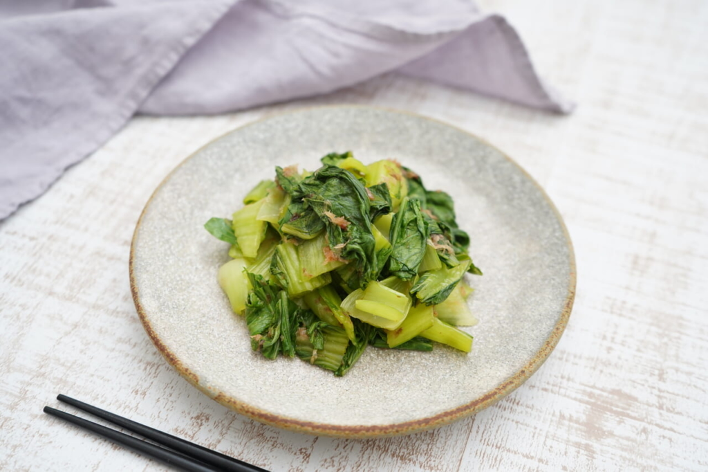 青梗菜のおひたし1