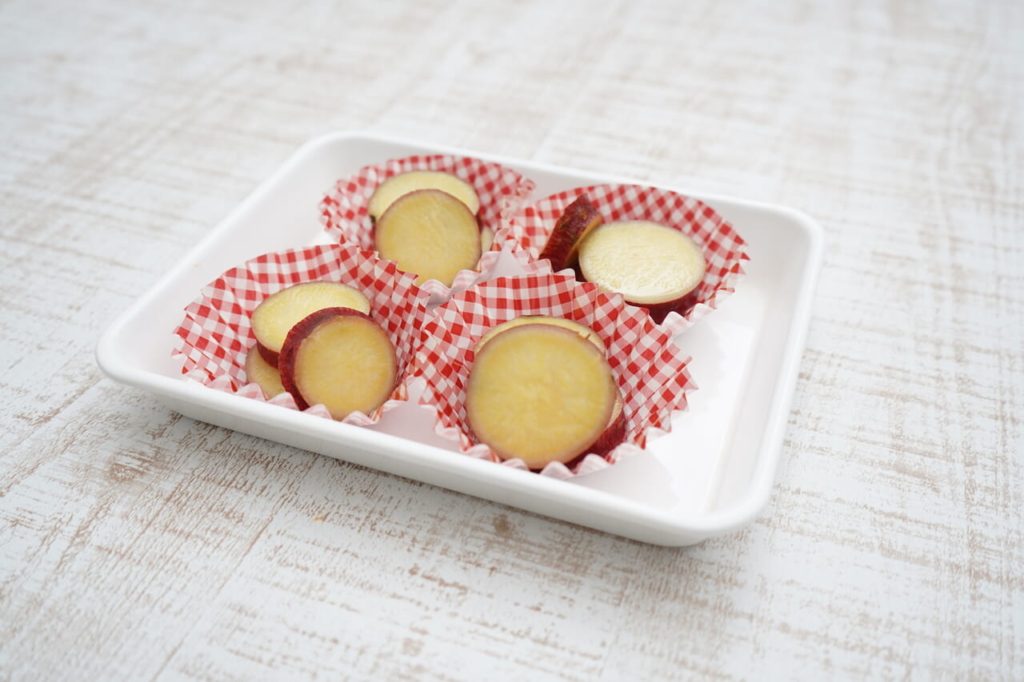 レンジで簡単さつまいものレモン煮2