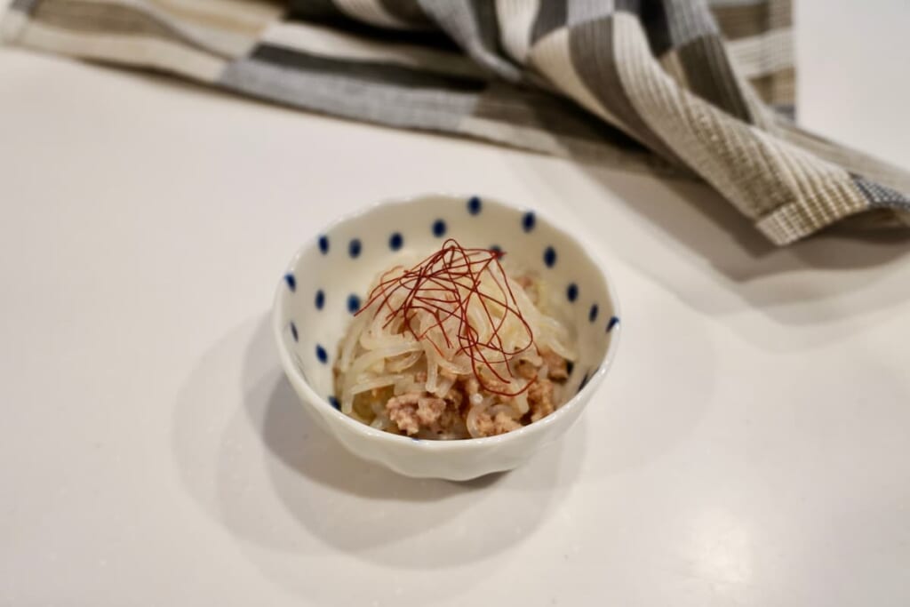 お弁当レシピ__5麻婆糸こんにゃく