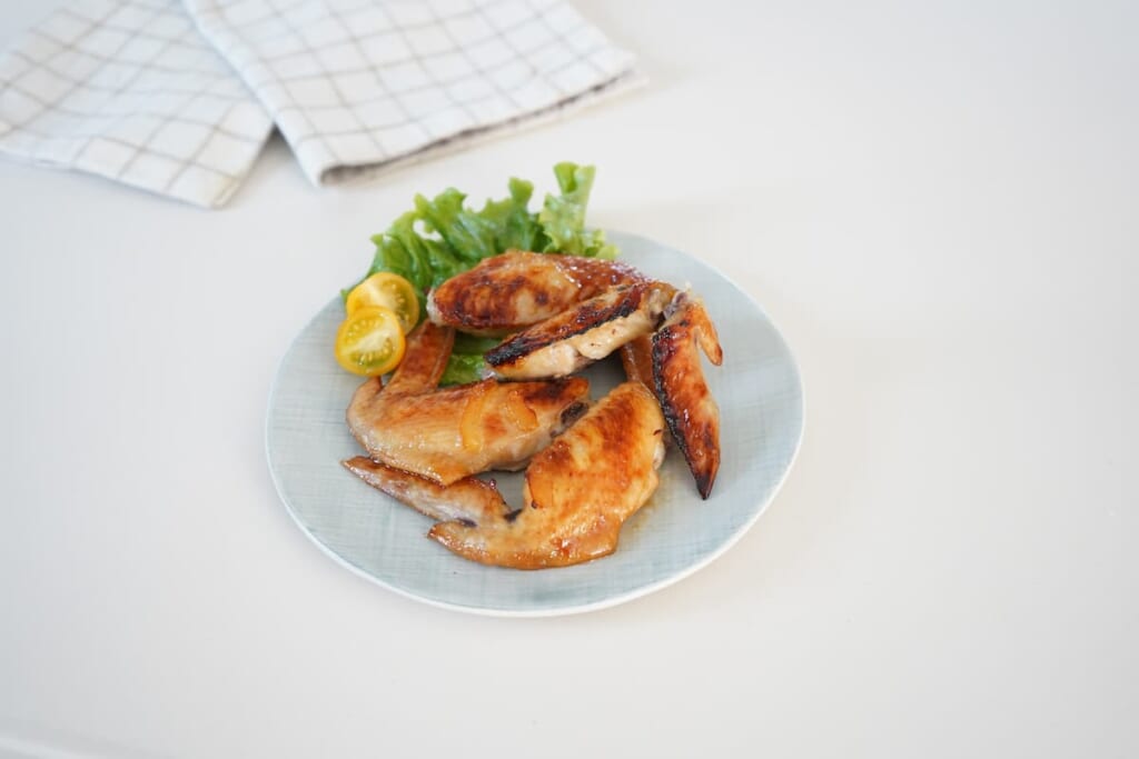 お弁当レシピ1手羽先のママレード焼き