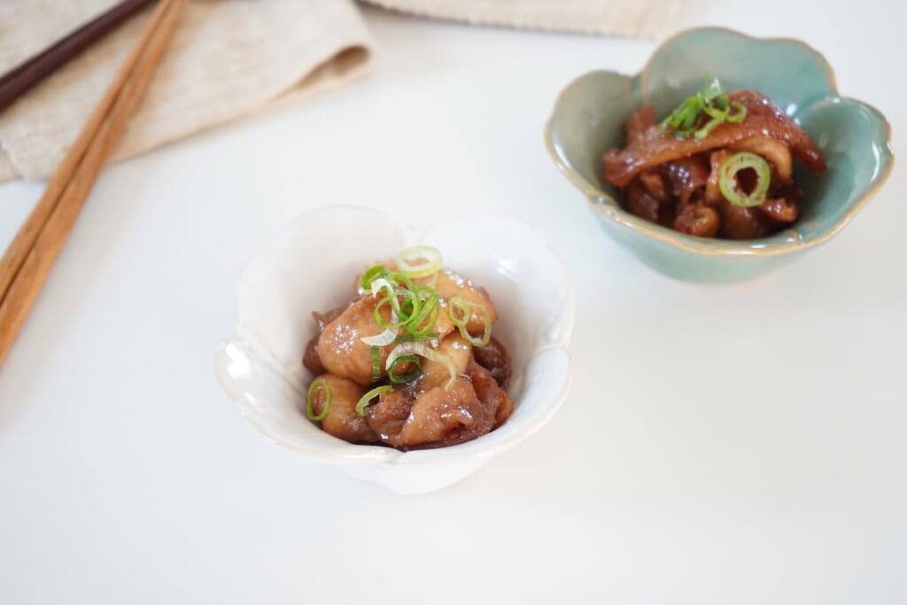 お弁当レシピ1鶏皮の佃煮