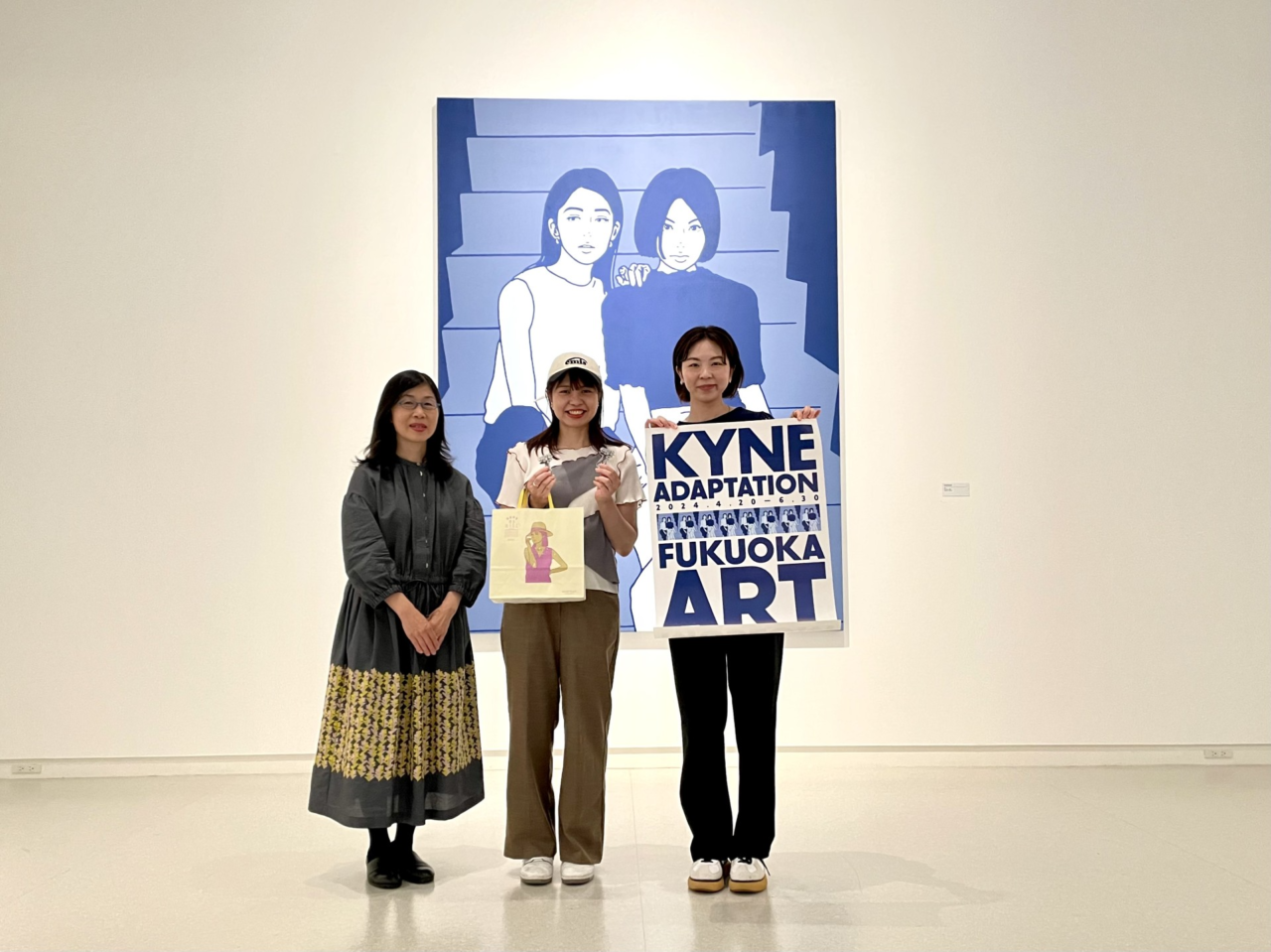 KYNE ADAPTATION 福岡市美術館 キネ展 B2ポスター　新品未開封 ADAPTATION-KYNE 福岡市美術館 キネ展 B2ポスター 未開封 新品