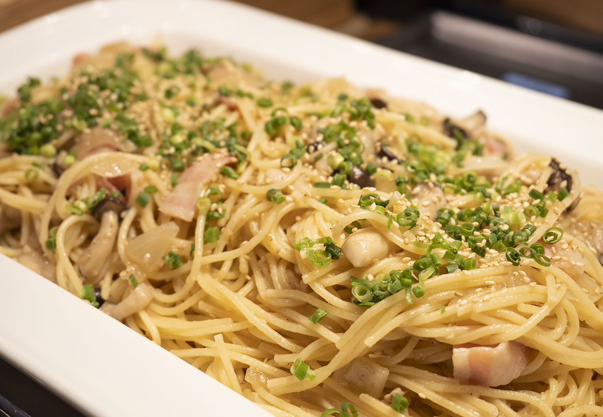 ル・ブションの日替わりパスタの和風パスタ