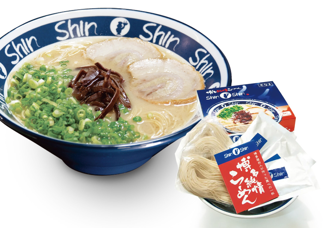 博多らーめんShinShinの「博多純情らーめん お土産らーめん」