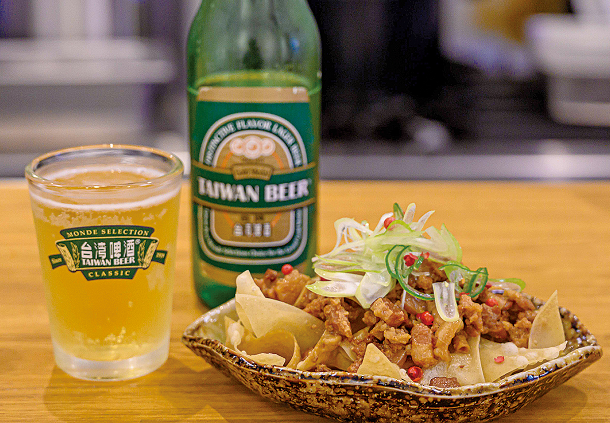 福岡市中央区大手門の「ホッダラー 魯肉飯（ルーローハン）専門」のメニュー「「ナチョスのルーロー風味」