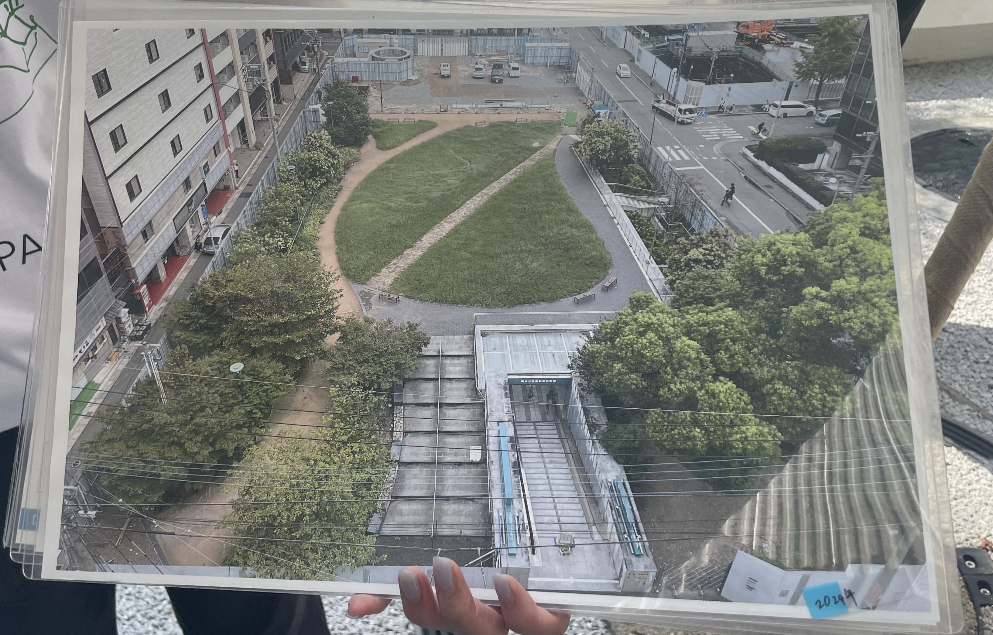 リニューアル前の旧・明治公園の様子を写した資料写真